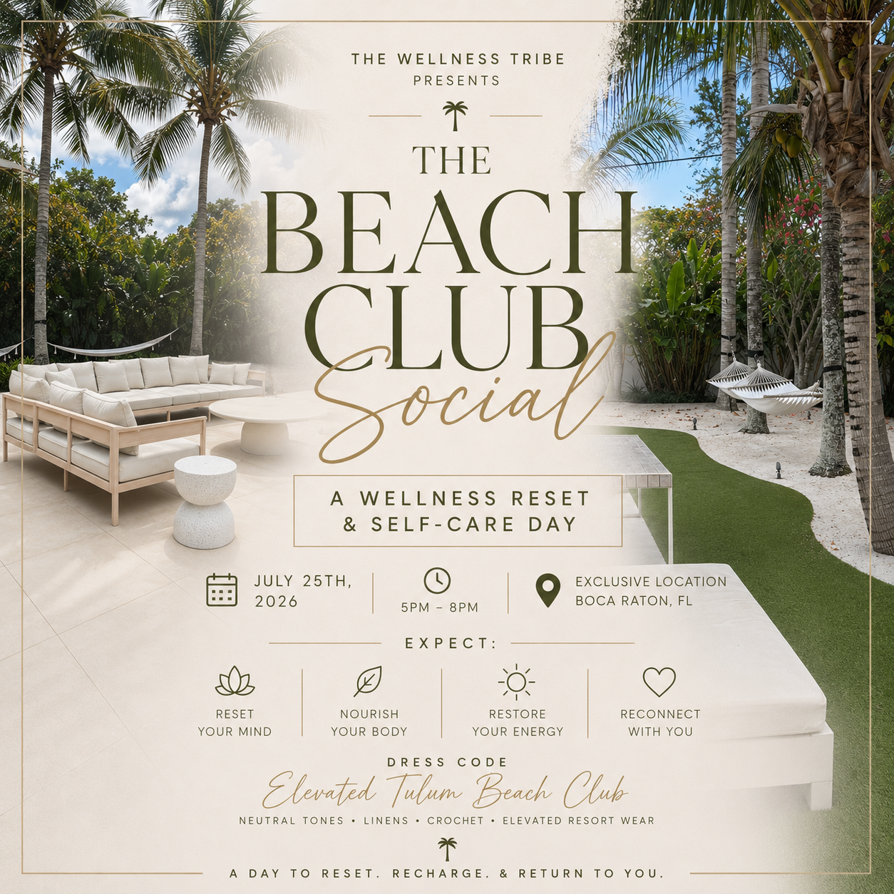 Beach Club Social | Early Bird Access